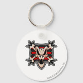 Team Krawk Island Logo Sleutelhanger (Voorkant)