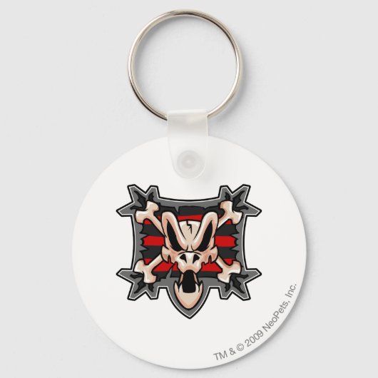 Team Krawk Island Logo Sleutelhanger (Voorkant)