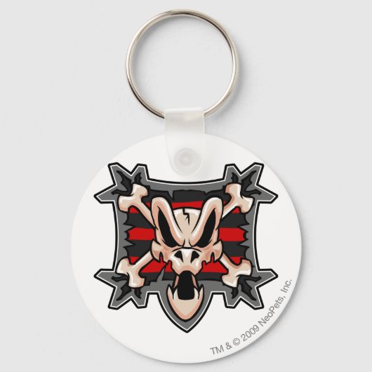 Team Krawk Island Logo Sleutelhanger (Voorkant)