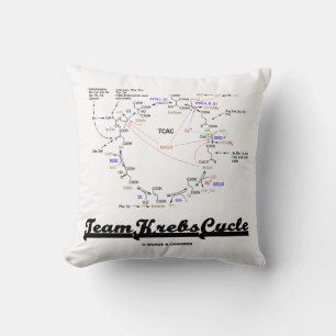 Team Krebs Cycle Biochemie Geek Humor Kussen