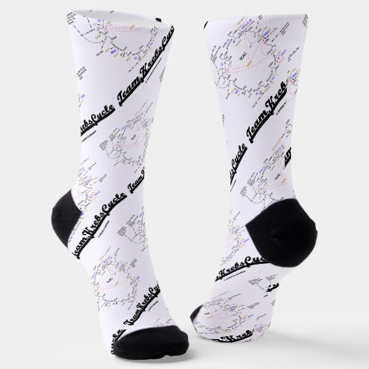 Team Krebs cyclus Citroenzuurcyclus TCAC Sokken (Gebogen)