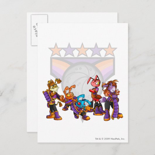 Team Kreludor Group Briefkaart (Voorkant / Achterkant)