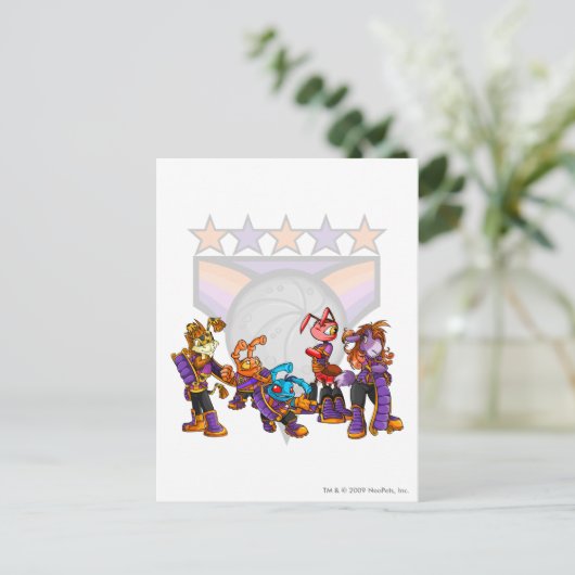 Team Kreludor Group Briefkaart (Staand voorkant)