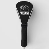 Team Labrador Retriever hond moeder hond Golfheadcover (Voorkant)