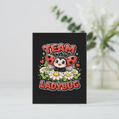 Team Ladybug Briefkaart (Staand voorkant)
