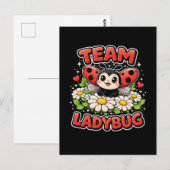 Team Ladybug Briefkaart (Voorkant / Achterkant)