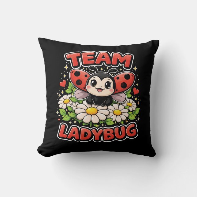 Team Ladybug Kussen (Voorkant)