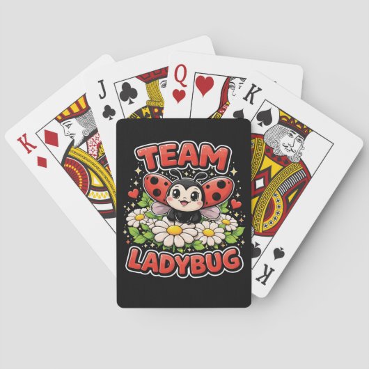 Team Ladybug Pokerkaarten (Achterkant)