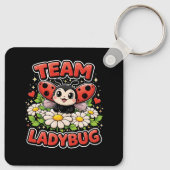 Team Ladybug Sleutelhanger (Achterkant)