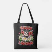 Team Ladybug Tote Bag (Achterkant)