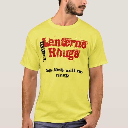 Team Lanterne Rouge T-shirt (Voorkant)
