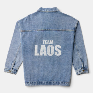 Team Laos Landelijke Ondersteuning Denim Jacket