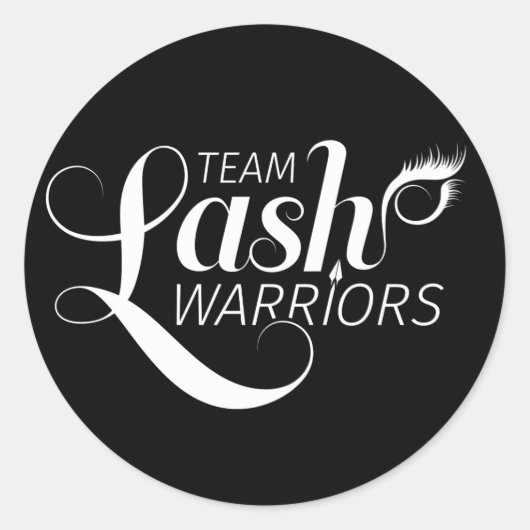 Team Lash Warrior Stickers (Voorkant)