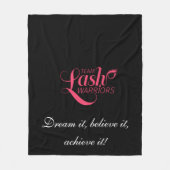 Team Lash Warriors Blanket Fleece Deken (Voorkant)