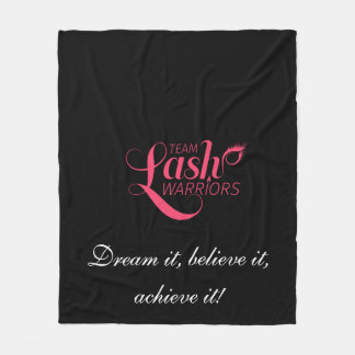 Team Lash Warriors Blanket Fleece Deken