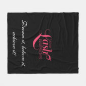 Team Lash Warriors Blanket Fleece Deken (Voorkant (Horizontaal))