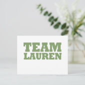 Team Lauren Briefkaart (Staand voorkant)