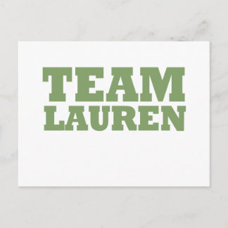 Team Lauren Briefkaart