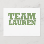 Team Lauren Briefkaart (Voorkant)