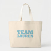 Team Lauren Grote Tote Bag (Voorkant)