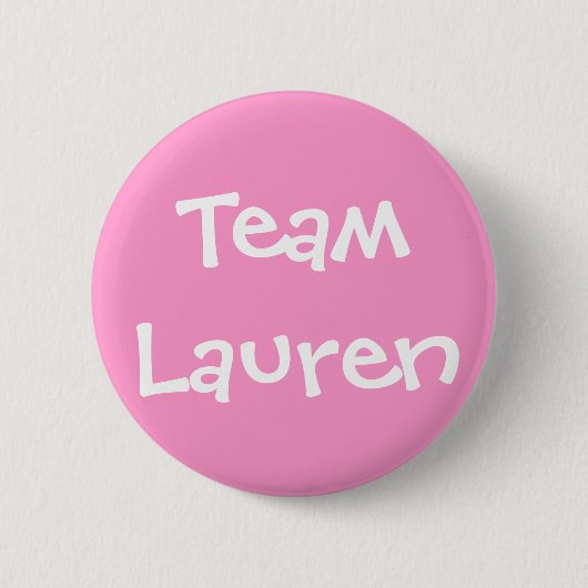 Team Lauren Ronde Button 5,7 Cm (Voorkant)