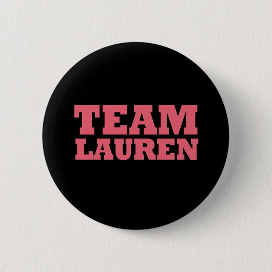 Team Lauren Ronde Button 5,7 Cm (Voorkant)