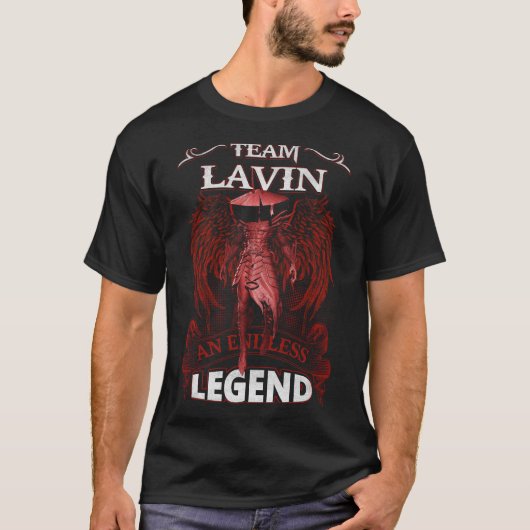 Team LAVIN - Een Eindeloze LEGENDE T-shirt (Voorkant)
