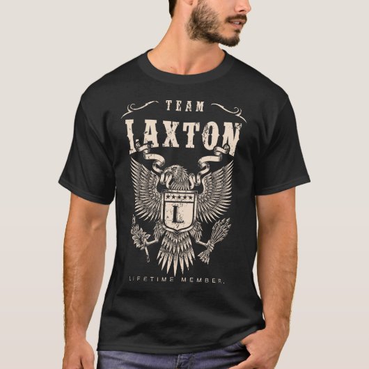 TEAM LAXTON Levenslang lid. T-shirt (Voorkant)