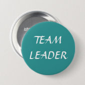 TEAM LEADER - knoppen Ronde Button 7,6 Cm (Voorkant /achterkant)