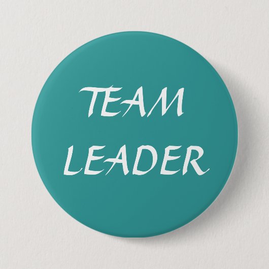 TEAM LEADER - knoppen Ronde Button 7,6 Cm (Voorkant)