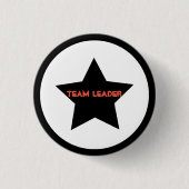 Team Leader Star Button Pin (Voorkant)