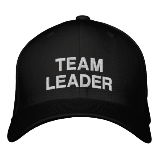 TEAM LEADER Stylish Embroidered Baseball Cap (Voorkant)