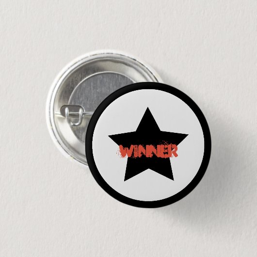Team Leader Winner Star Button Pin (Voorkant /achterkant)