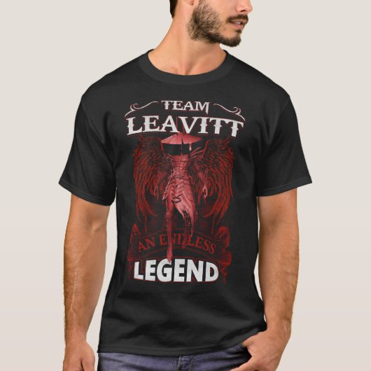 Team LEAVITT - Een eindeloze LEGEND T-shirt (Voorkant)