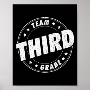 Team Leerkracht Derde Leerjaar Student Terug naar Poster