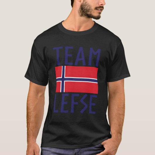 Team Lefse Noors Lefse Making T-shirt (Voorkant)