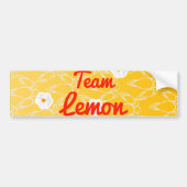 Team Lemon Bumpersticker (Voorkant)