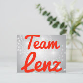 Team Lenz Briefkaart (Staand voorkant)