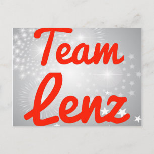 Team Lenz Briefkaart