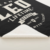 Team Leo Lifetime Lid Persoonlijke naam Sherpa Deken (3/4)
