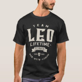 Team Leo Lifetime Lid Persoonlijke naam T-Shir T-shirt (Voorkant)