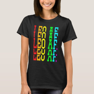 Team Leo Meisje Horoscoop Leo Koning Astrologie Re T-shirt