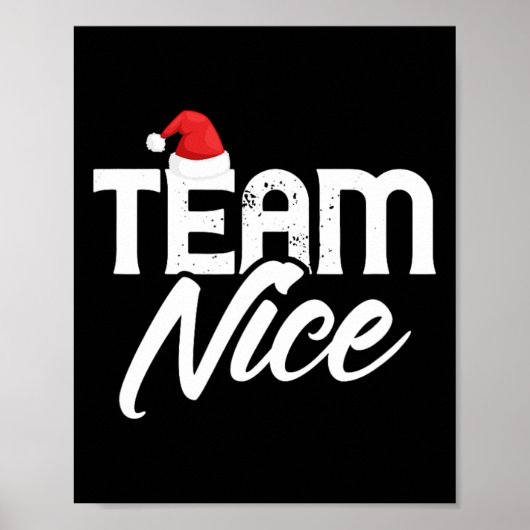 Team Leuk Grappig Paar Matching Outfit Team Naught Poster (Voorkant)