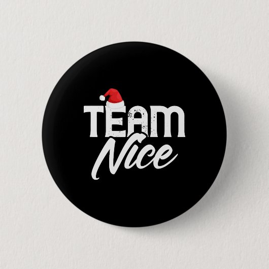 Team Leuk Grappig Paar Matching Outfit Team Naught Ronde Button 5,7 Cm (Voorkant)
