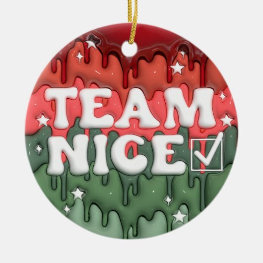 Team Leuke Kerst Ornament (Voorkant)