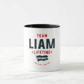 Team Liam Lifetime Member Grappige Naam Liam Mok (Midden)