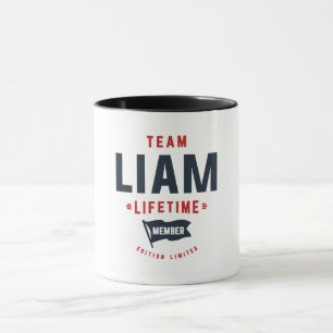 Team Liam Lifetime Member Grappige Naam Liam Mok