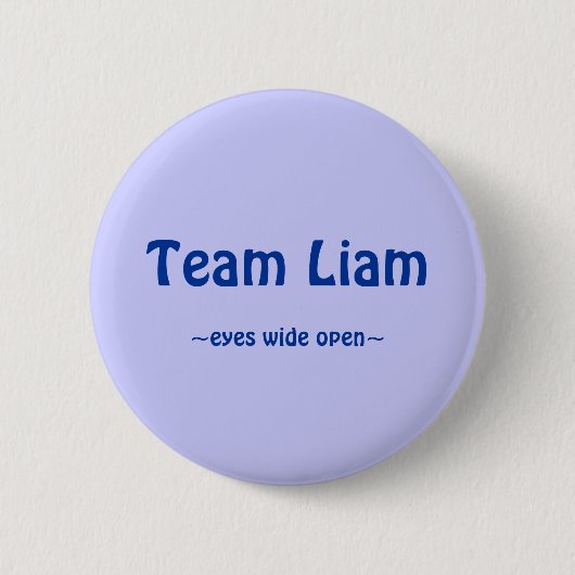 Team Liam Ronde Button 5,7 Cm (Voorkant)