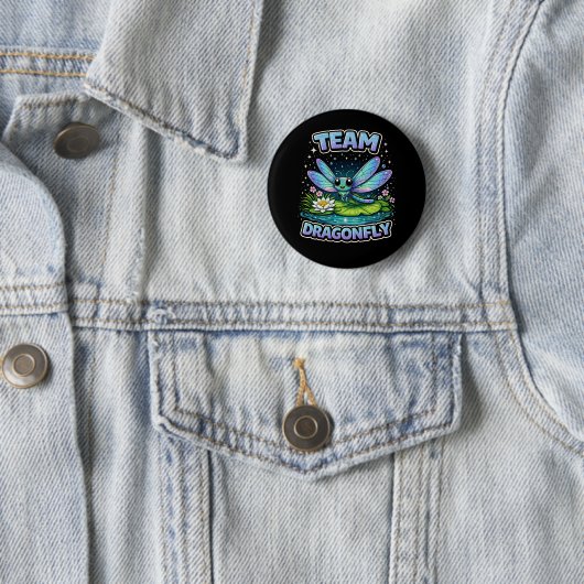 Team Libel Ronde Button 5,7 Cm (In situ)