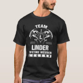Team Linder Lifetime Lid T-shirt (Voorkant)